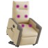 Sillón de masaje eléctrico reclinable elevable tela