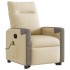 Sillón de masaje eléctrico reclinable elevable tela