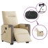 Sillón de masaje eléctrico reclinable elevable tela