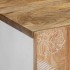 Aparador de madera maciza de mango 60x33,5x75