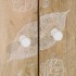 Aparador de madera maciza de mango 60x33,5x75