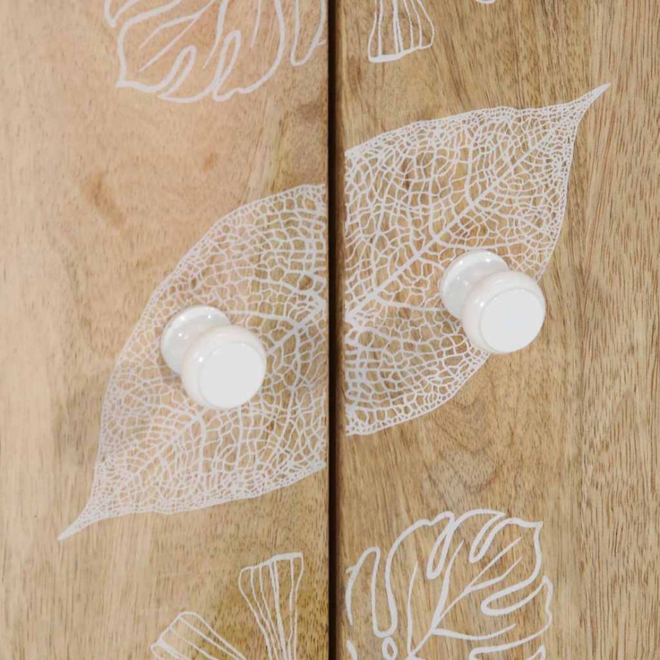 Aparador de madera maciza de mango 60x33,5x75