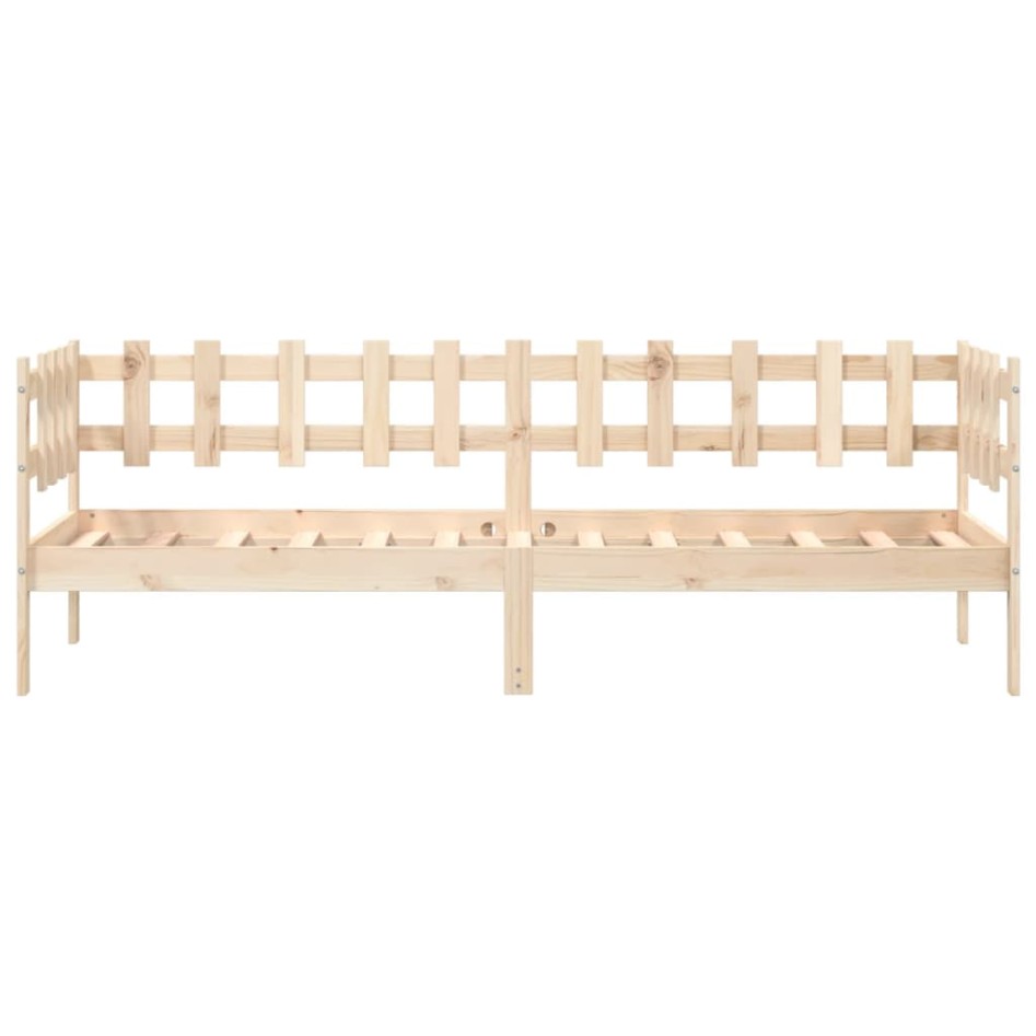 Sofá cama madera maciza de pino 90x190