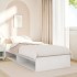 Sofá cama sin colchón madera maciza de pino blanco 80x200