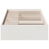 Sofá cama sin colchón madera maciza de pino blanco 80x200