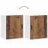Armarios pared para cocina 2 uds Porto madera