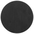 Mesa auxiliar madera maciza de mango negra Ø50x40
