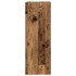 Conjunto de mueble de TV 4 piezas montado la pared madera