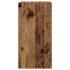 Conjunto de mueble de TV 4 piezas montado la pared madera