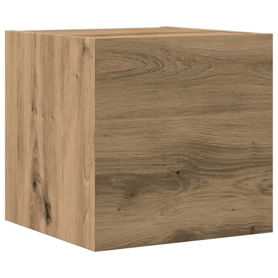 Mueble para TV de pared madera contrachapada artesanal 9
