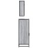 Set de muebles de baño 3 pzas madera contrachapada gris