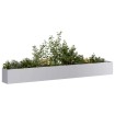 Jardinera 360x40x40 cm de acero galvanizado