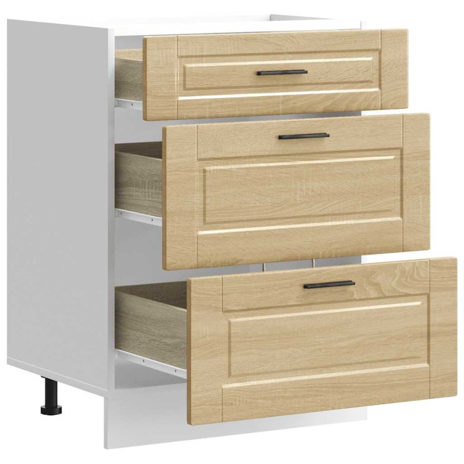 Mueble bajo de cocina porto roble sonoma madera