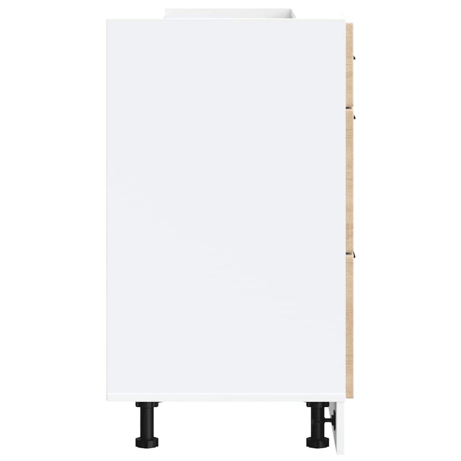 Mueble bajo de cocina porto roble sonoma madera