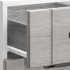 Mueble bajo de cocina Lucca madera contrachapada gris