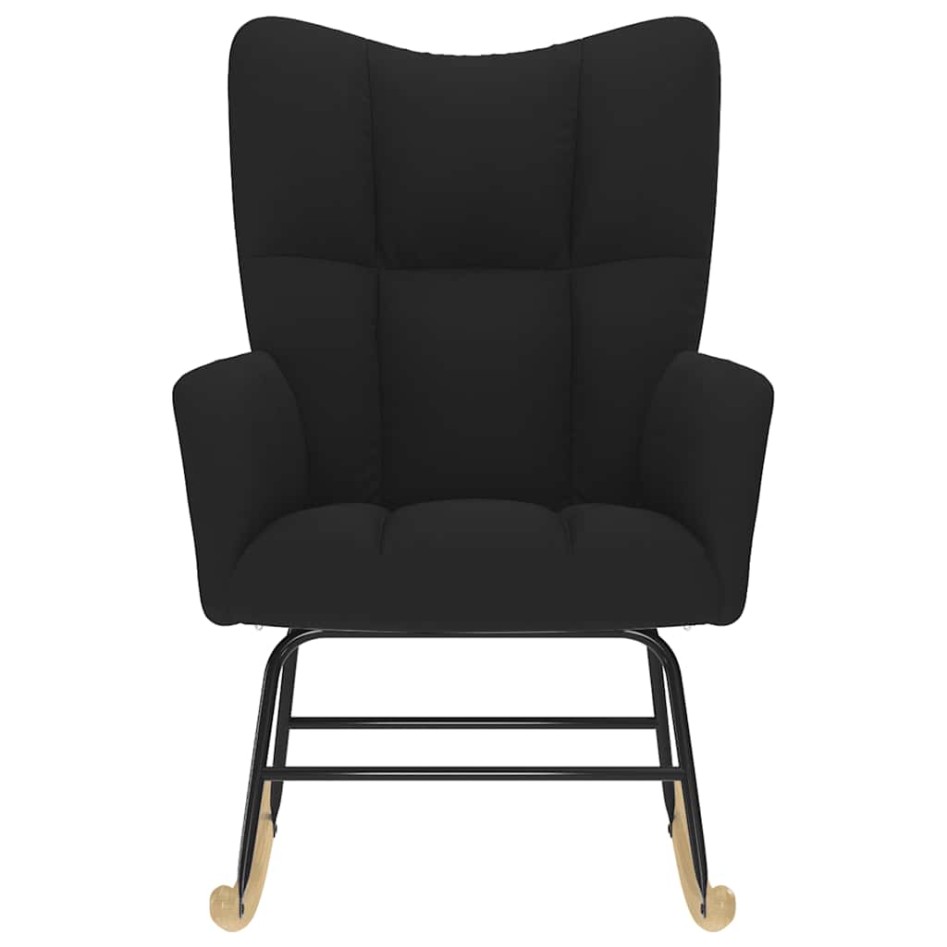 Silla mecedora de tela