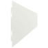 Bordes para césped 50 uds acero laminado frío blanco 10x103