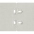 Bordes para césped 50 uds 10x103 cm acero