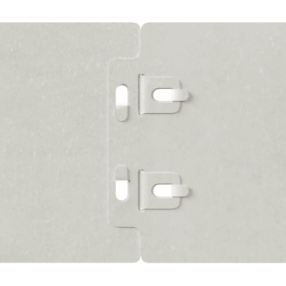 Bordes para césped 50 uds 10x103 cm acero