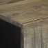 Aparador de madera maciza de mango gris claro 60x33,5x75