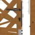 Puerta de jardín de acero desgastado diseño ligero 105x105