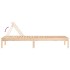 Tumbonas 2 unidades madera maciza de pino 199,5x60x74