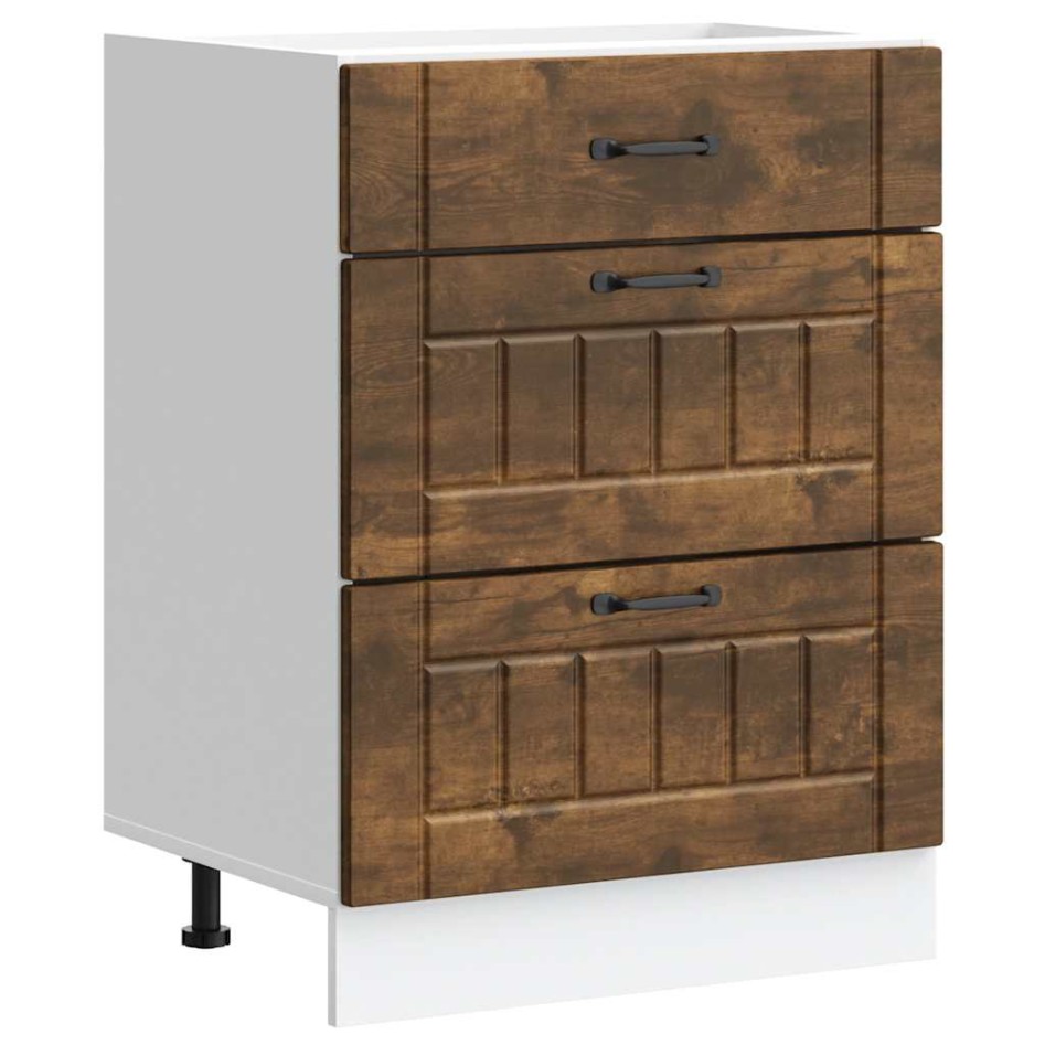 Mueble bajo de cocina Lucca roble