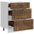 Mueble bajo de cocina Lucca roble