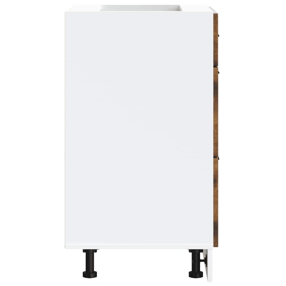 Mueble bajo de cocina Lucca roble