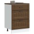 Mueble bajo de cocina Lucca roble