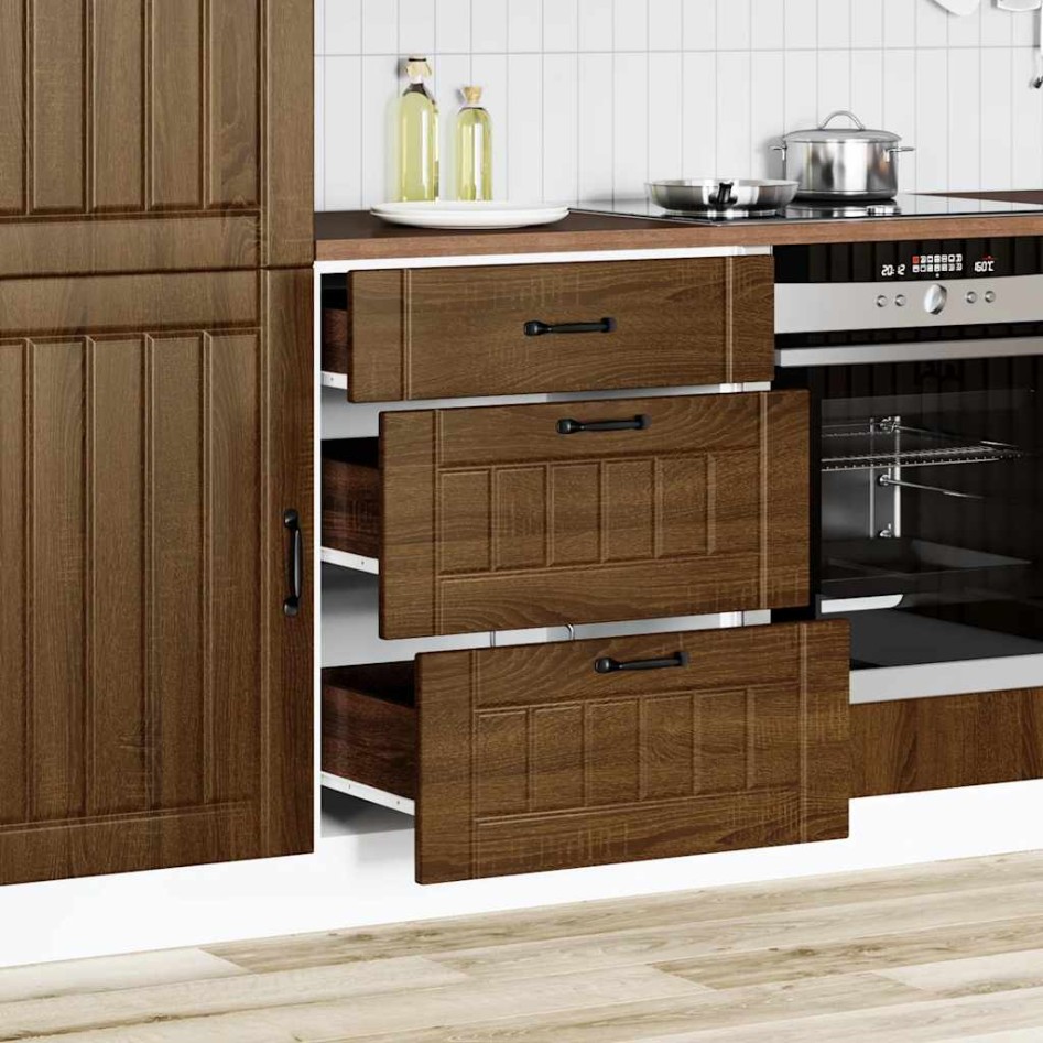 Mueble bajo de cocina Lucca roble