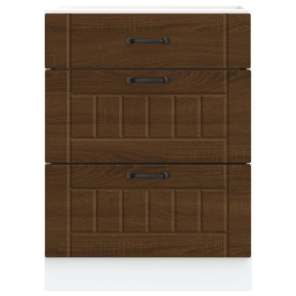 Mueble bajo de cocina Lucca roble