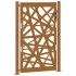 Puerta de jardín de acero desgastado diseño ligero 105x155