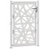 Puerta de jardín de acero desgastado diseño ligero 105x155