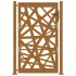 Puerta de jardín de acero desgastado diseño ligero 105x155