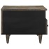 Mesa de centro madera maciza de mango gris claro 80x54x40