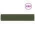 Bordes césped 30 uds acero laminado frío verde oliva 20x103