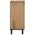 Aparador marrón 60x33x75 cm madera maciza