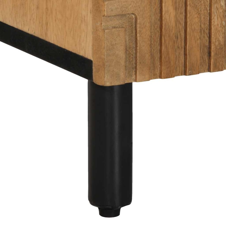 Aparador marrón 60x33x75 cm madera maciza