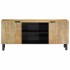 Mueble de TV marrón 105x33x46 cm madera maciza