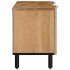 Mueble de TV marrón 105x33x46 cm madera maciza