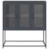 Aparador de acero laminado en frío antracita 100,5x39x107