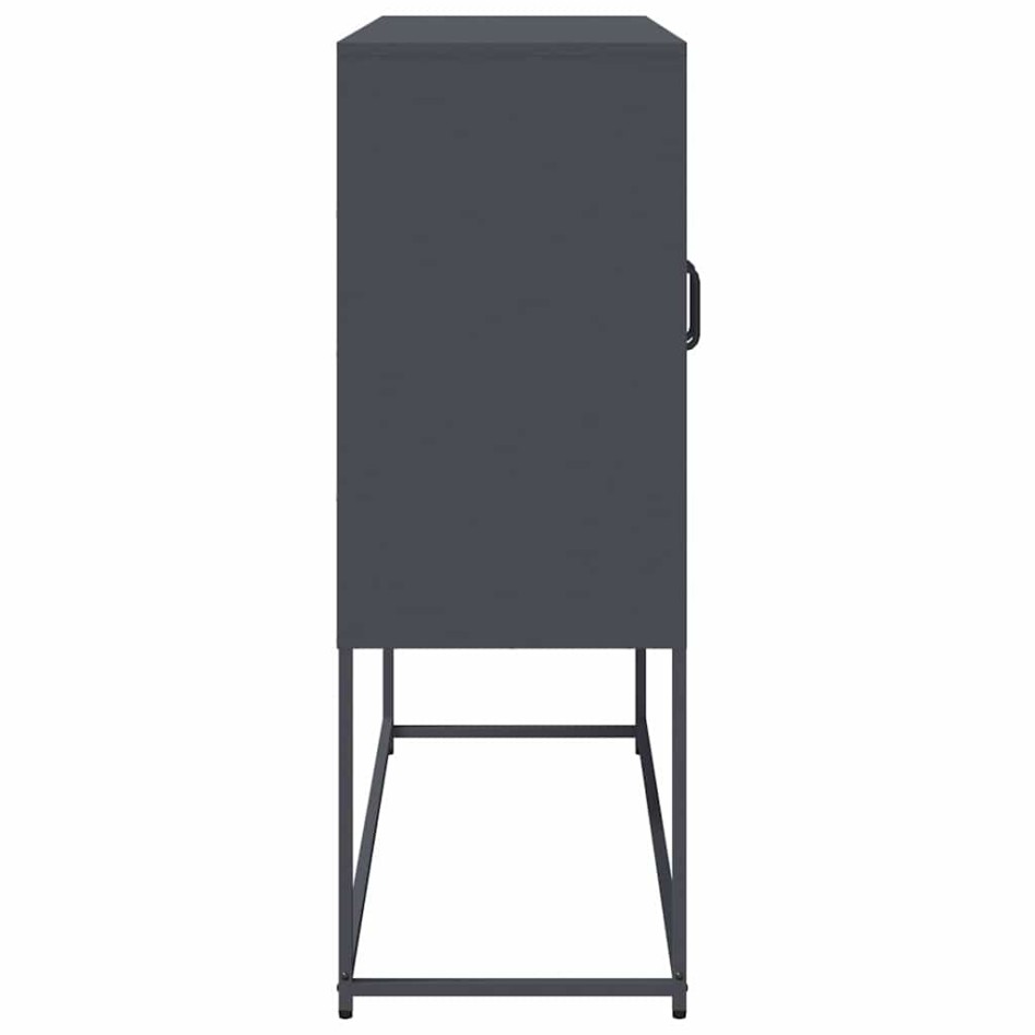 Aparador de acero laminado en frío antracita 100,5x39x107