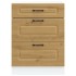 Mueble bajo de cocina Kalmar roble artesanal madera