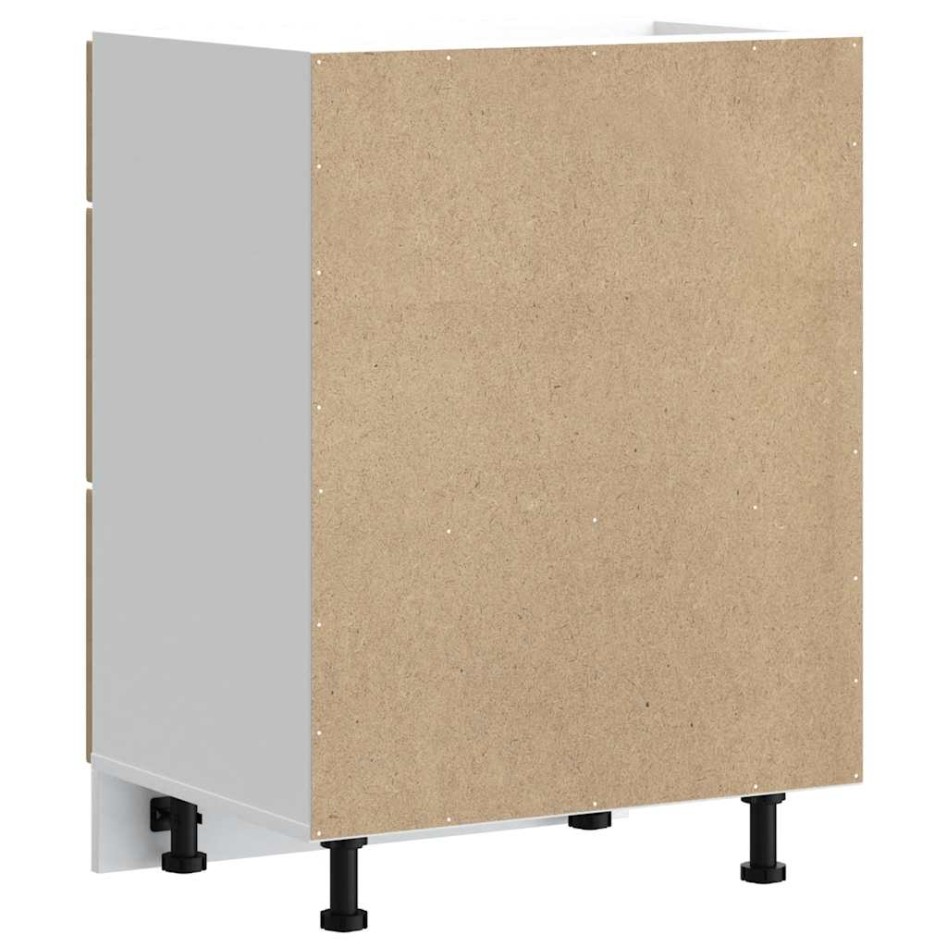 Mueble bajo de cocina Kalmar roble artesanal madera