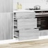 Armario bajo de cocina de madera de ingeniería sonoma