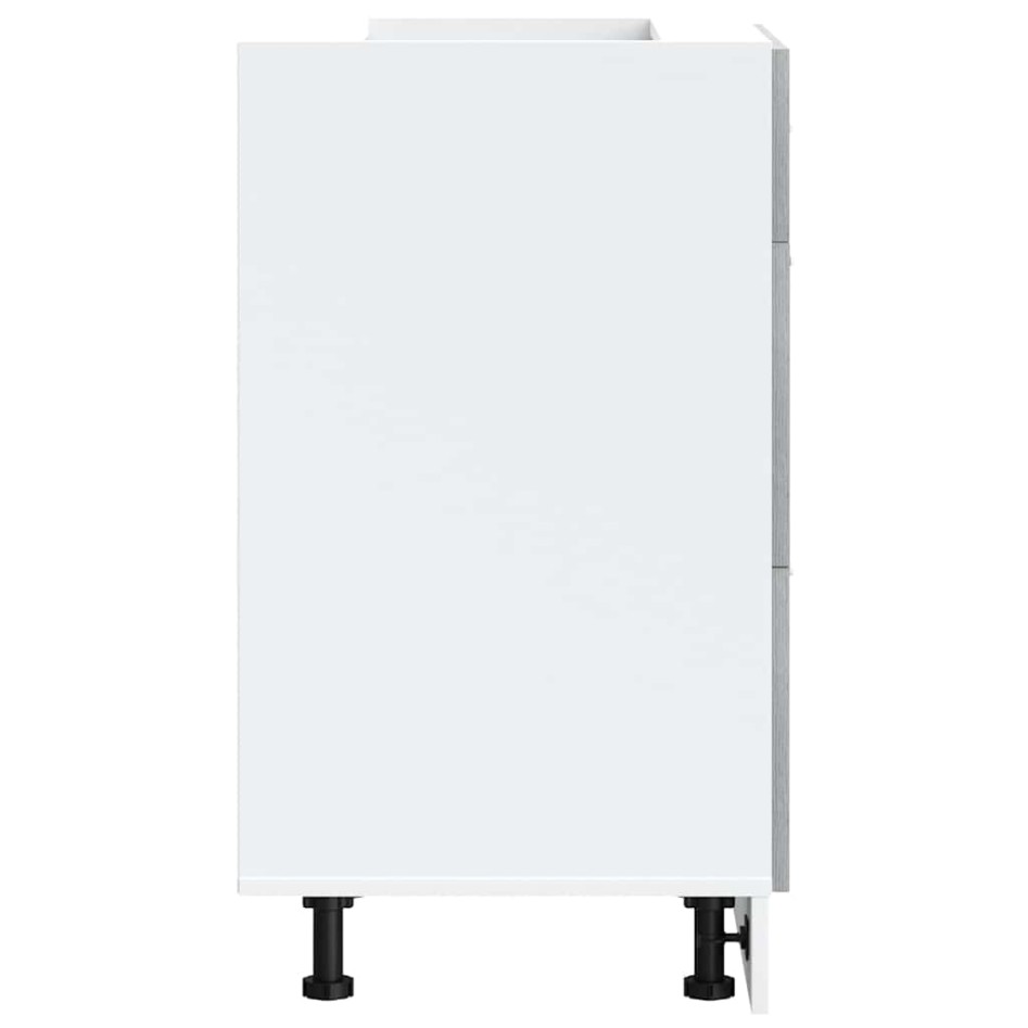 Armario bajo de cocina de madera de ingeniería sonoma