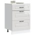 Mueble bajo cocina Kalmar madera ingeniería blanca alto
