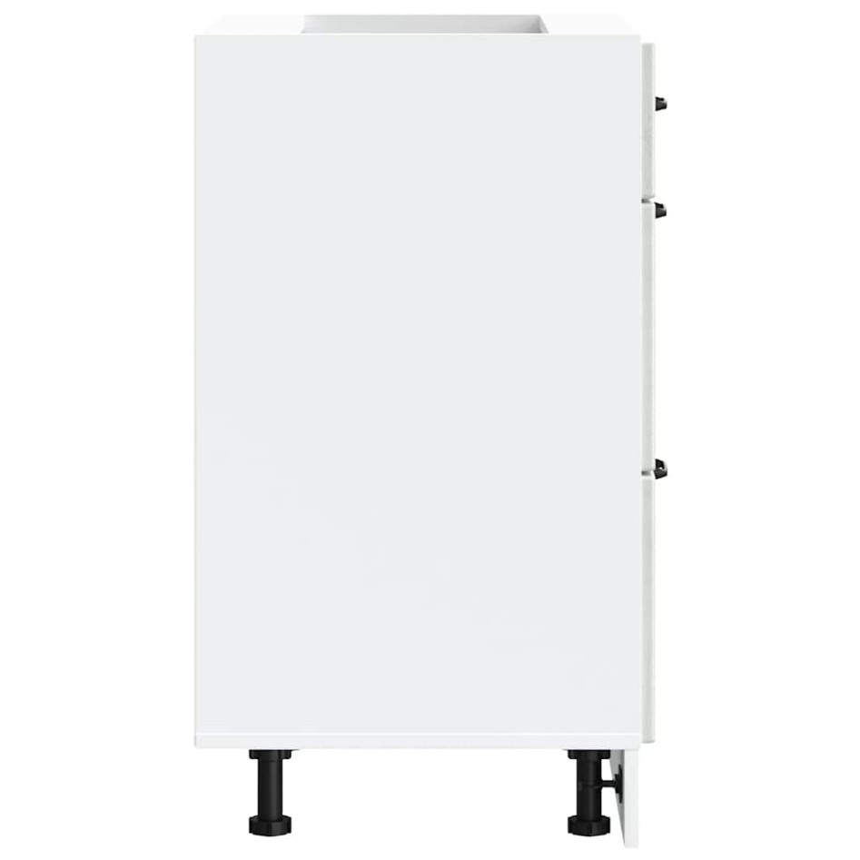 Mueble bajo de cocina Kalmar madera de ingeniería gris