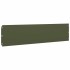 Bordes césped 20 uds acero laminado frío verde oliva 25x103